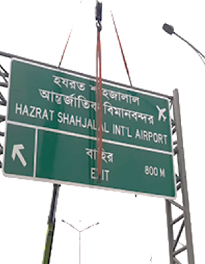 Traffic Signboard Fabrication and Installation Work 4